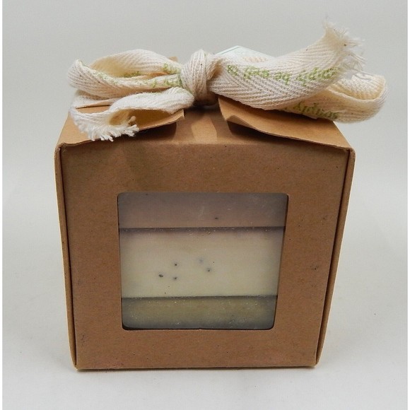 Simply Be Well Hand Crafted Soap Set of 3 Almond Milk Lemon Poppy Olive Oil - Picture 2 of 7